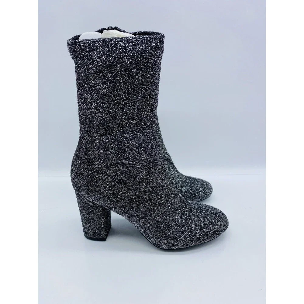 Kenneth Cole New York Women's Alyssa Mid Calf Boots Pewter US 6.5M / EUR 37 - Picture 4 of 8